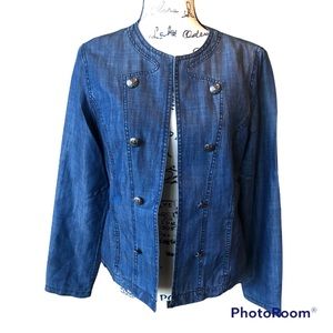 Coldwater Creek Soft Denim-Like Jacket
